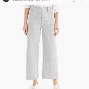 J.Crew point sur wide leg pants